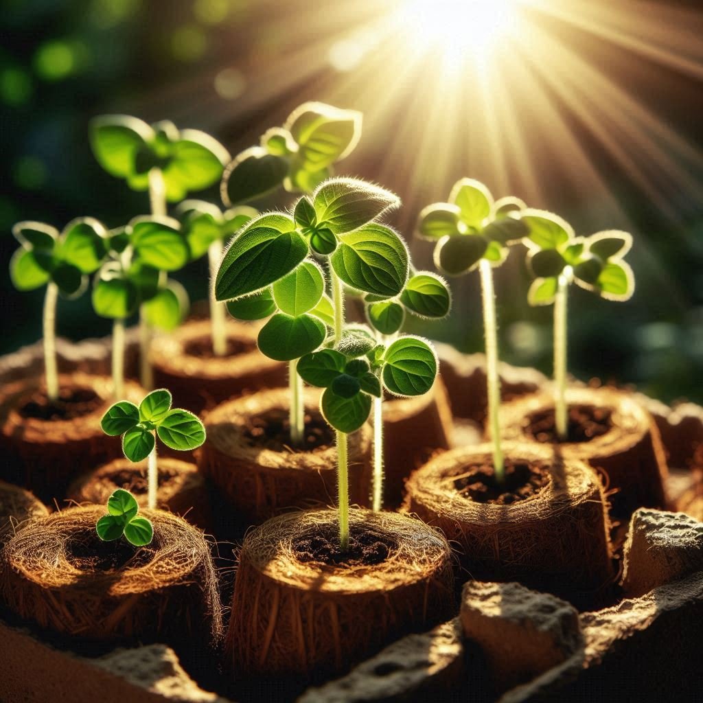 Jungpflanzen in Kokosquelltabs- Wie geht es weiter?