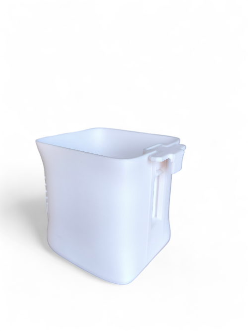 Aquariengarten Logo kapillare Vase white