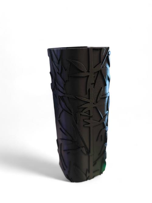CapillaBamboo Lucky Bamboo Vase von Aquariengarten Gr.S schwarz