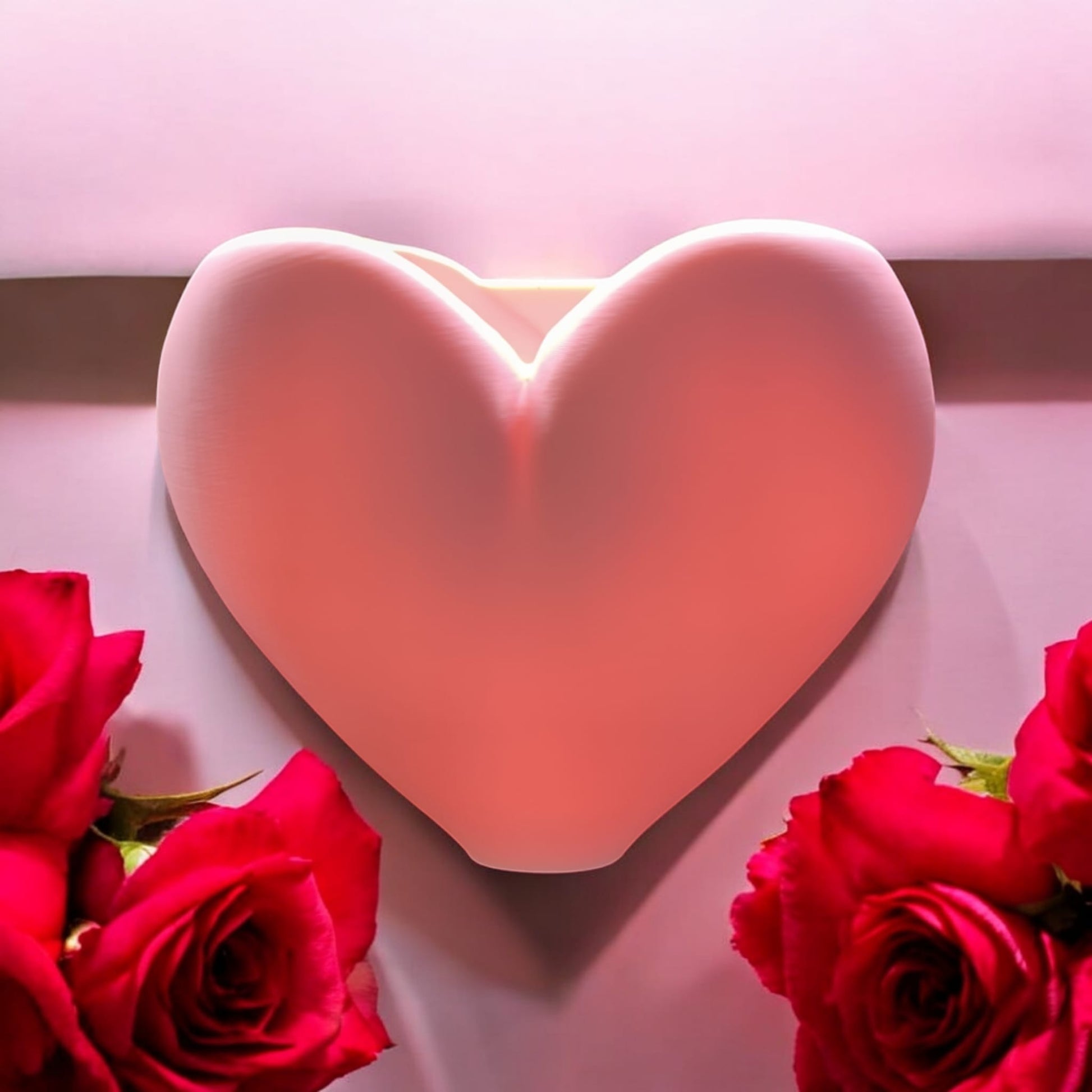 CapillaHeart aquaponik Pflanzgefaess Vase Herzformrosa_8