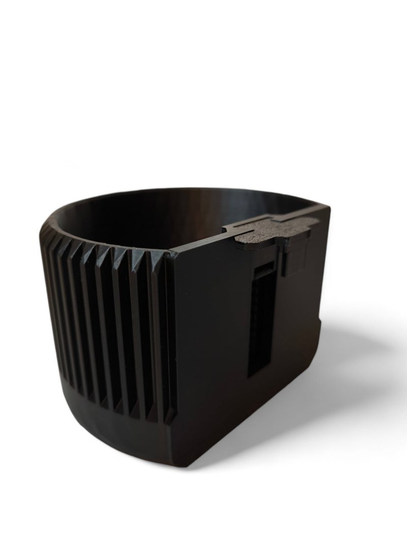 CapillaPoni Ribbed  kapillare Vase von hinten