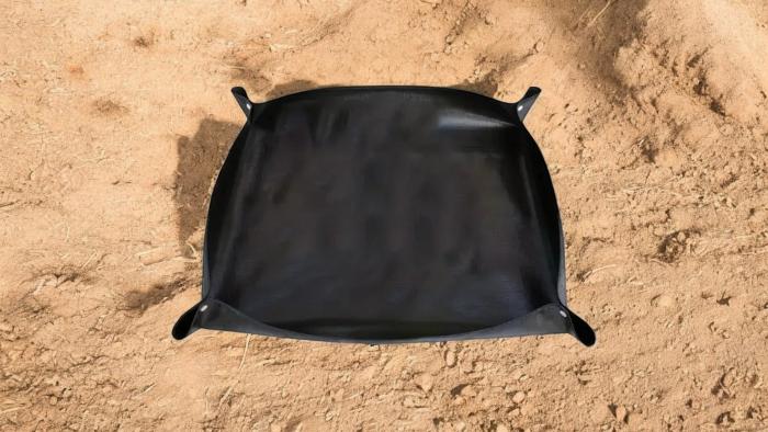 Pflanzmatte Umtopfmatte schwarz 100x100cm